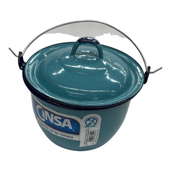 Cinsa 1.5 Qt Enamel Pot With Lid (1 pot)