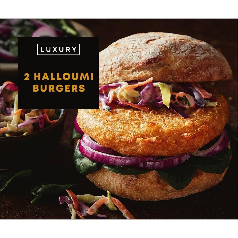 Iceland Luxury Halloumi Burgers
