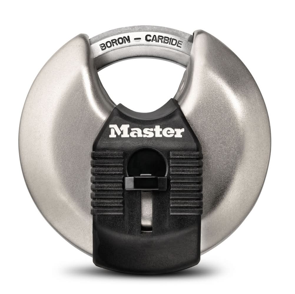 Master Lock Heavy Duty Shrouded Outdoor Keyed Padlock, 2-3/4-in Wide x 5/8-in Shackle Keyed Different