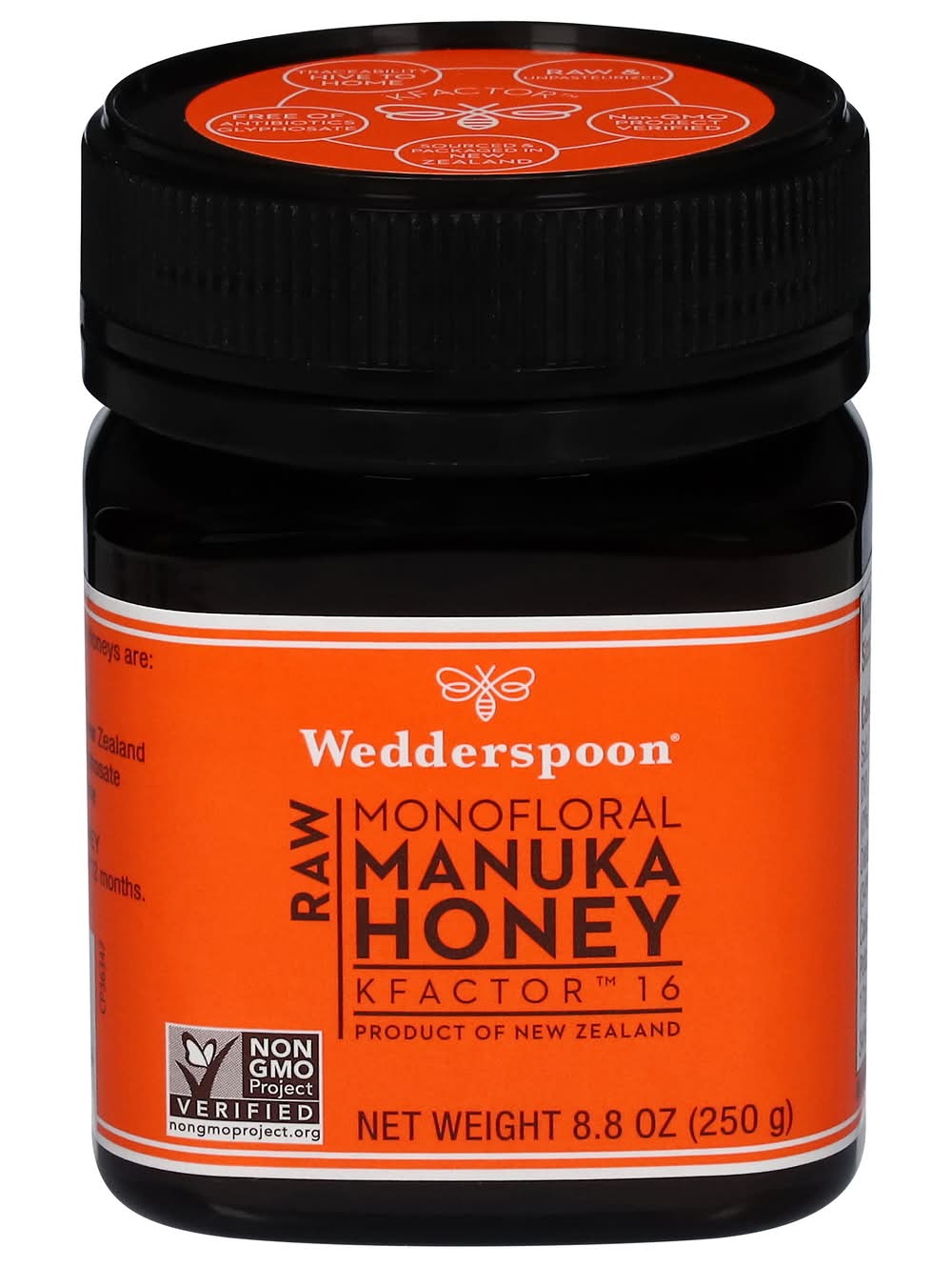Wedderspoon Raw Monofloral Manuka Honey (8.8 oz)