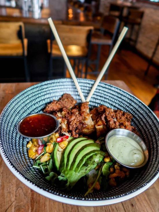Sweet & Spicy Crispy Chicken Bowl