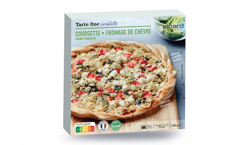 Tarte fine courgettes fromage de chèvre