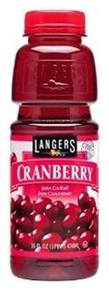 Langers Cranberry Juice Cocktail 15.2 oz Bottle