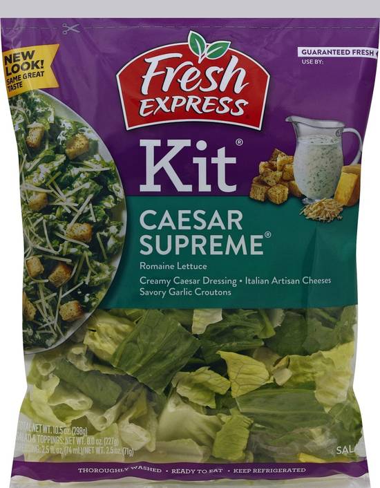 Order Fresh Express · Caesar Supreme Salad Kit (10.5 oz) food online from Safeway store, Eureka on bringmethat.com
