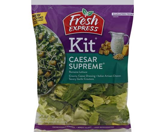 Order Fresh Express · Caesar Supreme Salad Kit (10.5 oz) food online from Safeway store, Butte on bringmethat.com