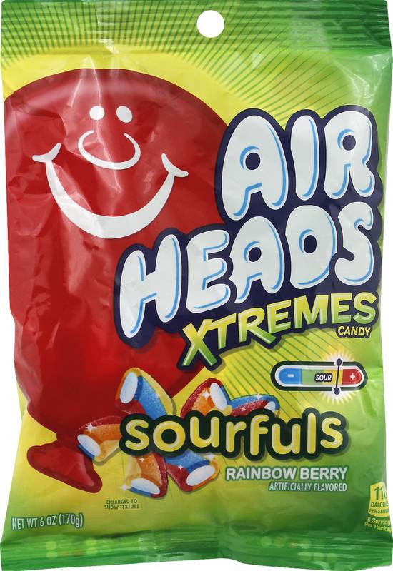 Airheads Xtremes Sourfuls Rainbow Berry Candy