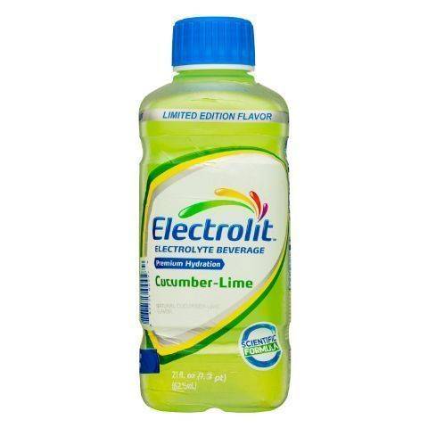 Electrolit Premium Hydration Electrotyte Beverage, Cucumber Lime (21 fl oz)