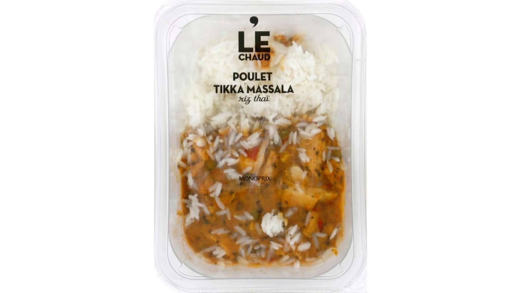 Monoprix Poulet tikka massala riz thai La portion de 300g