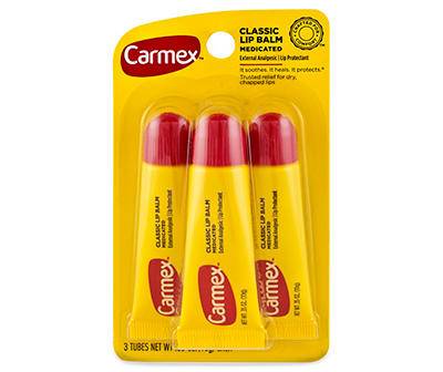 Classic Lip Balm Tubes, 3-Pack