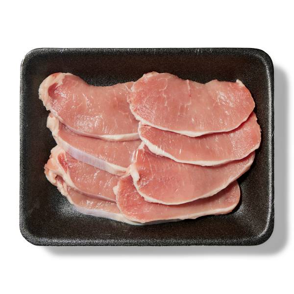 Meijer All Natural Boneless Thin Cut Pork Chops (1.5 lbs)