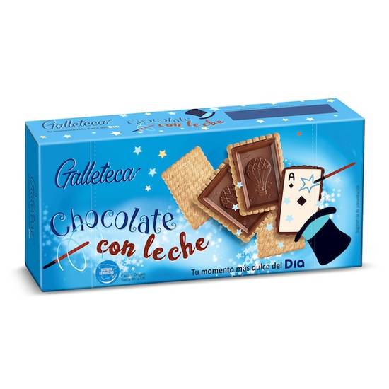 Galletas cubiertas de chocolate con leche Galleteca caja 150 g