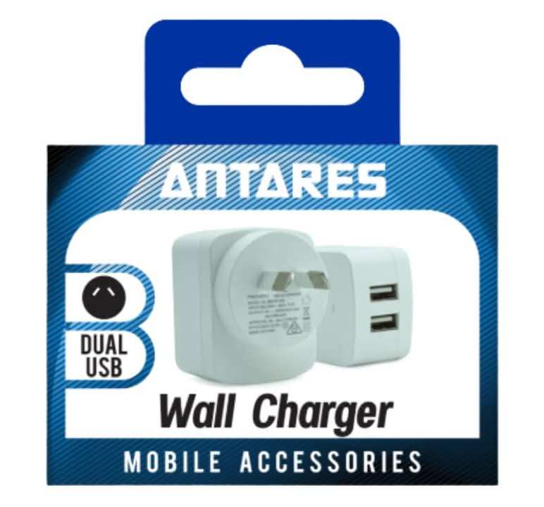 Antares Wall Charger Dual USB