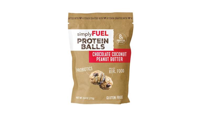 Simply Fuel: Chocolate Coconut Peanut Butter Balls (9.6 oz Bag)