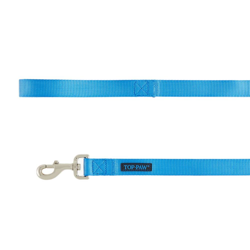 Top Paw Signature Core Dog Leash, 6 ft x 1 in, Blue