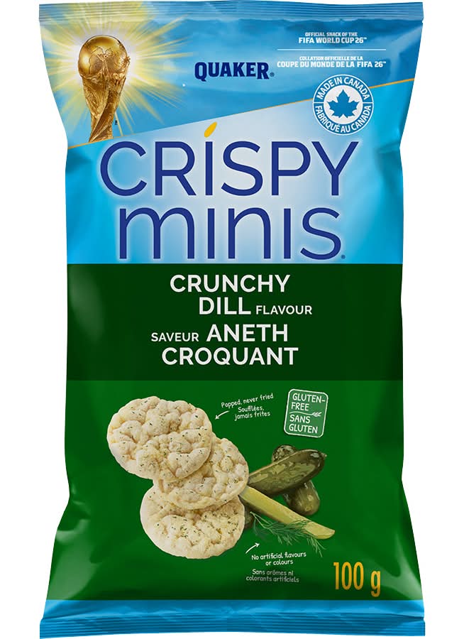 Crispy minis aneth croquant (100 g) - crunchy dill rice chips (100g)