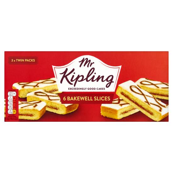 Mr Kipling 6 Bakewell Slices