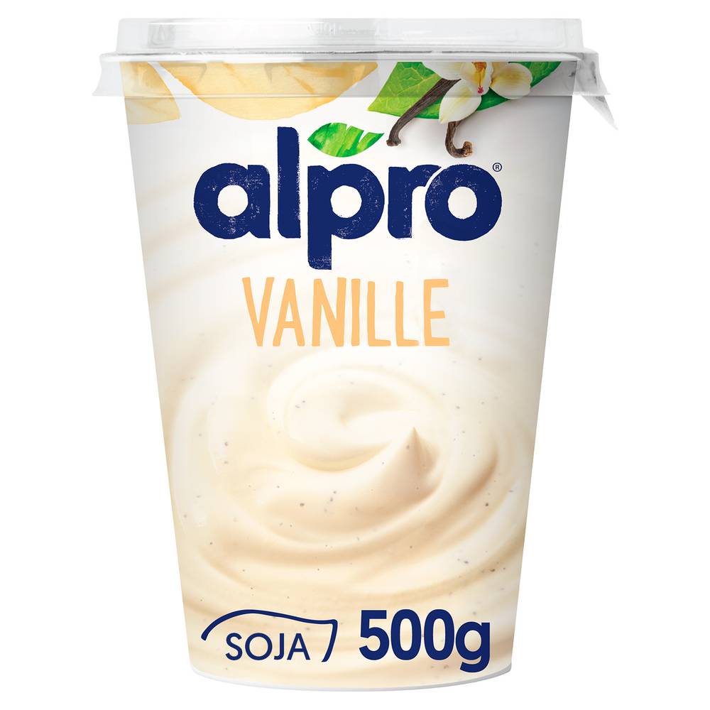 Alpro - Dessert végétal au soja nature (vanille)