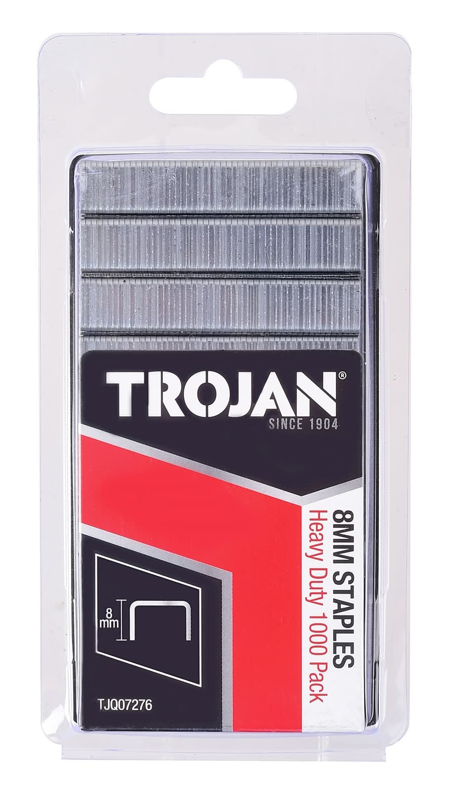 Trojan 8mm Heavy Duty Staples - 1000 Pack