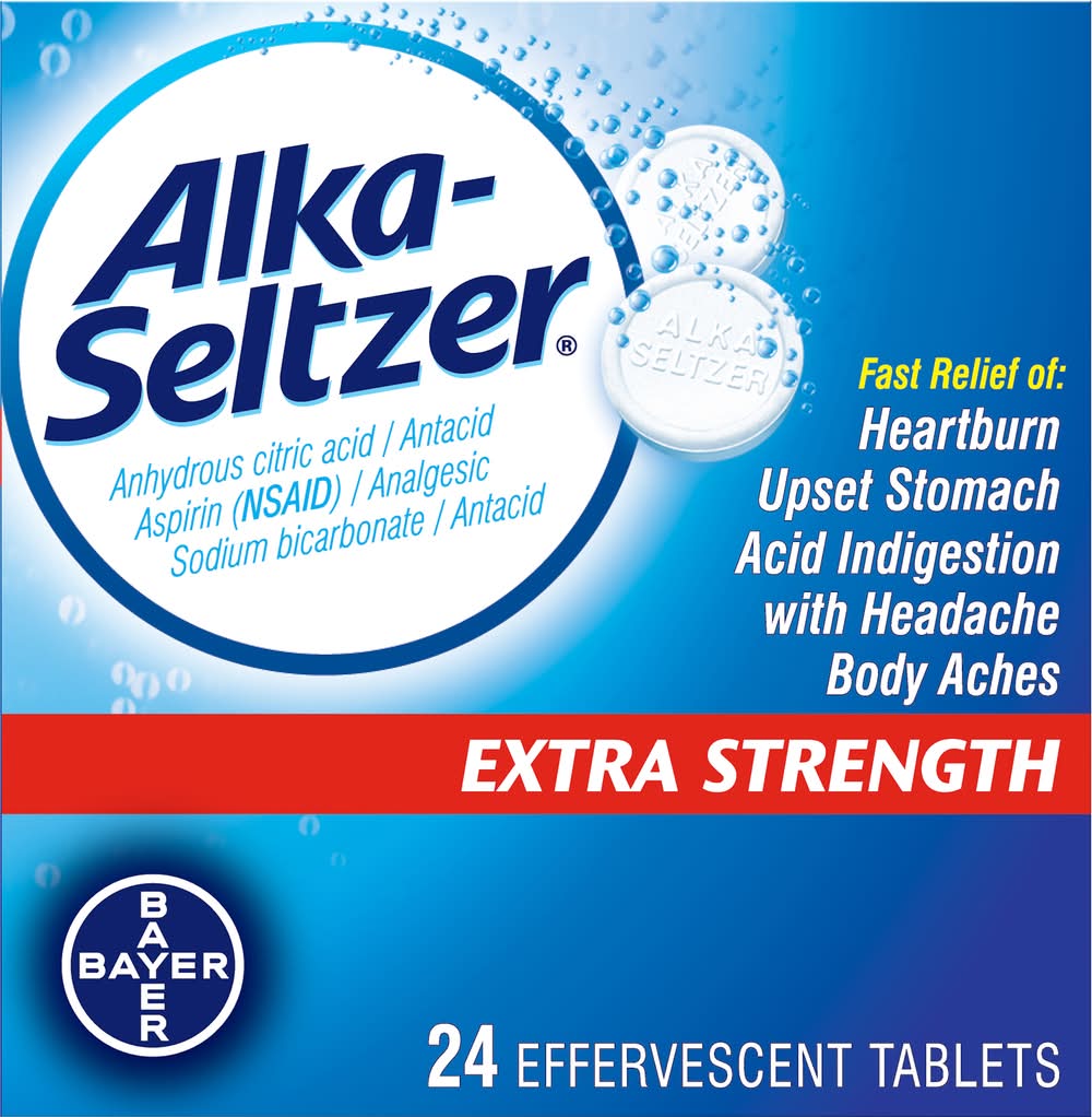 Alka-Seltzer Extra Strength Heartburn Relief Effervescent Tablets (4.8 oz)