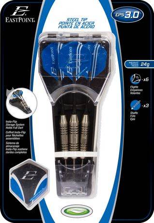 Eastpoint Steel Tip Dart Set With Deluxe Case