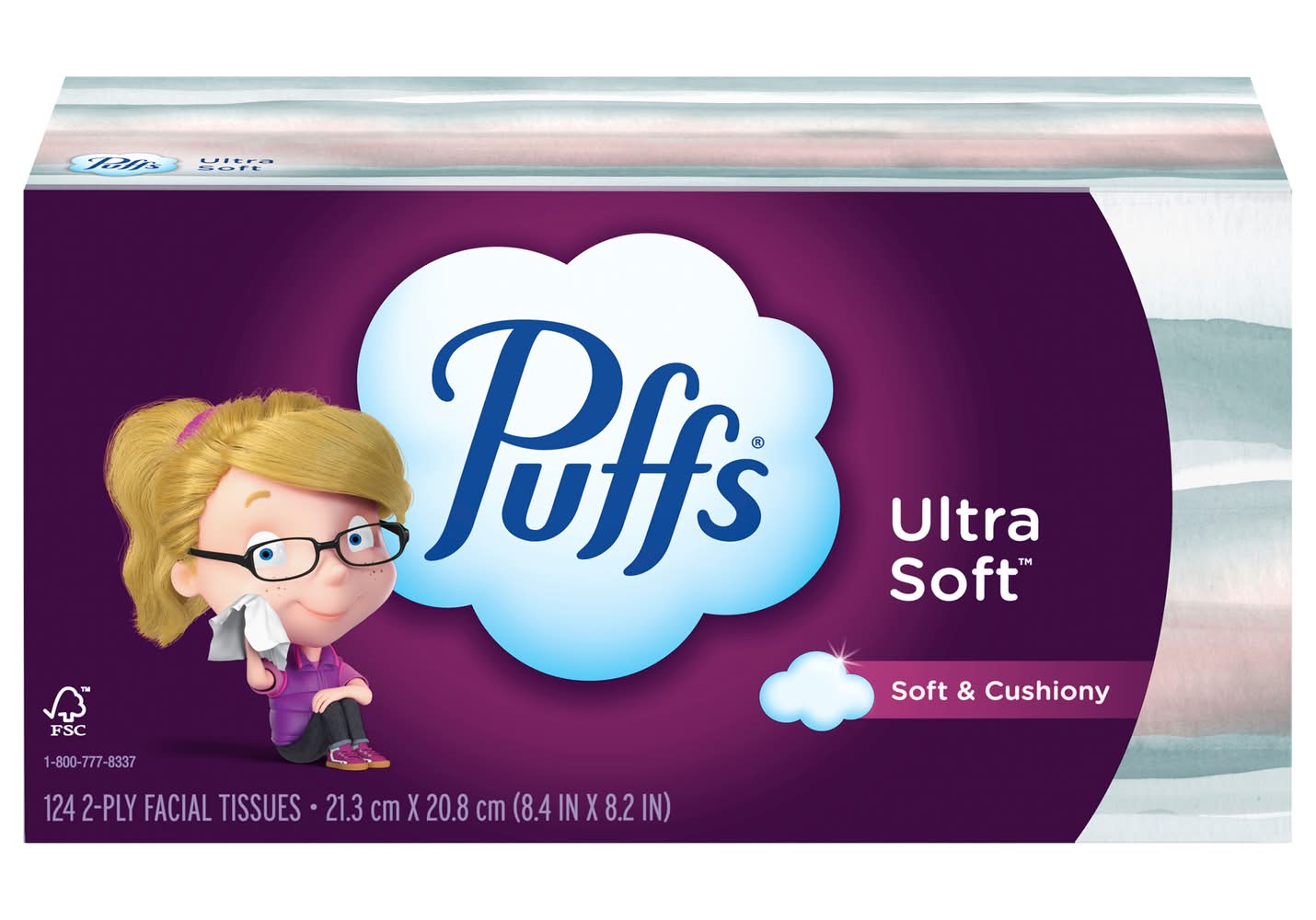 Puffs Ultra Soft 2-ply Facial Tissues (9.6 oz)