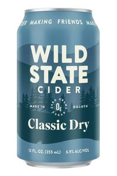 Wild State Cider State Classic Dry Cider (12 fl oz)