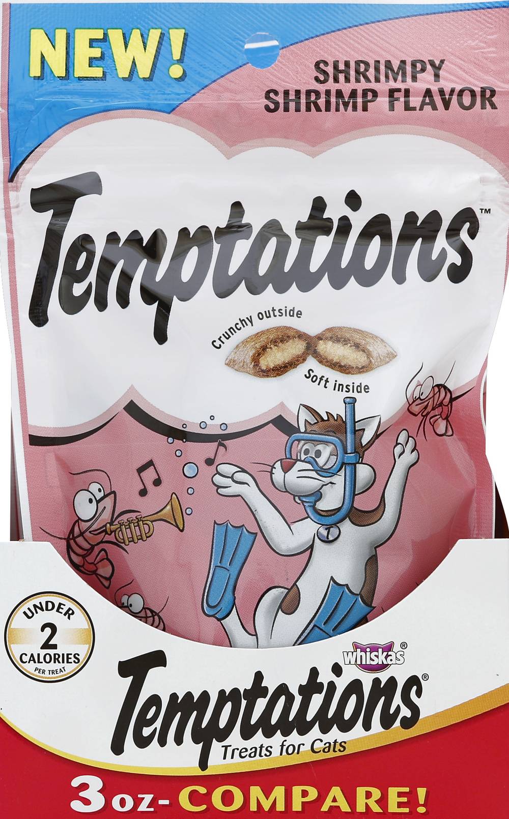 Temptations Shrimpy Shrimp Flavor Cat Treats (3 oz)