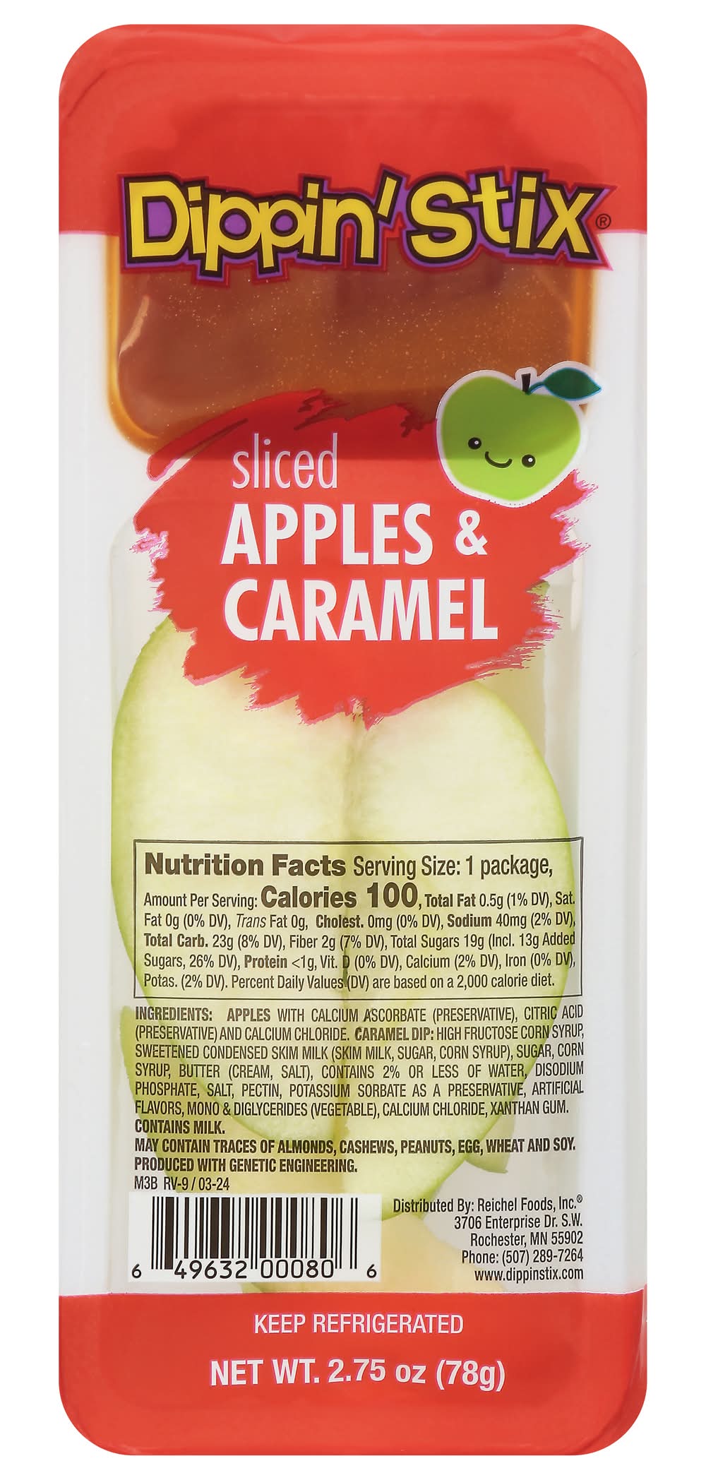 Dippin' Stix Apples & Caramel Sliced (2.8 oz)