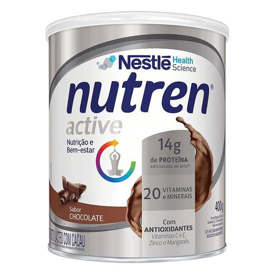 Nestlé suplemento alimentar chocolate nutre active (400g)