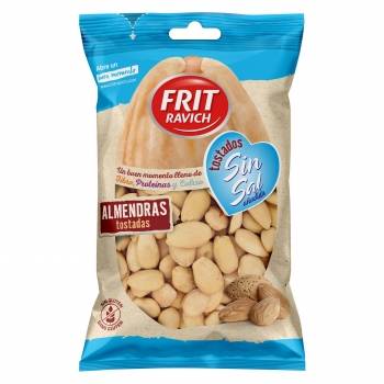 Almendras tostadas sin sal añadida Frit Ravich sin gluten 110 g.