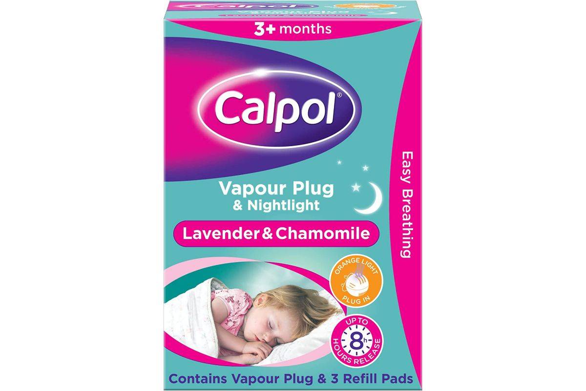 Calpol Vapour Plug & Nightlight Lavender & Chamomile + 3 Refill Pads