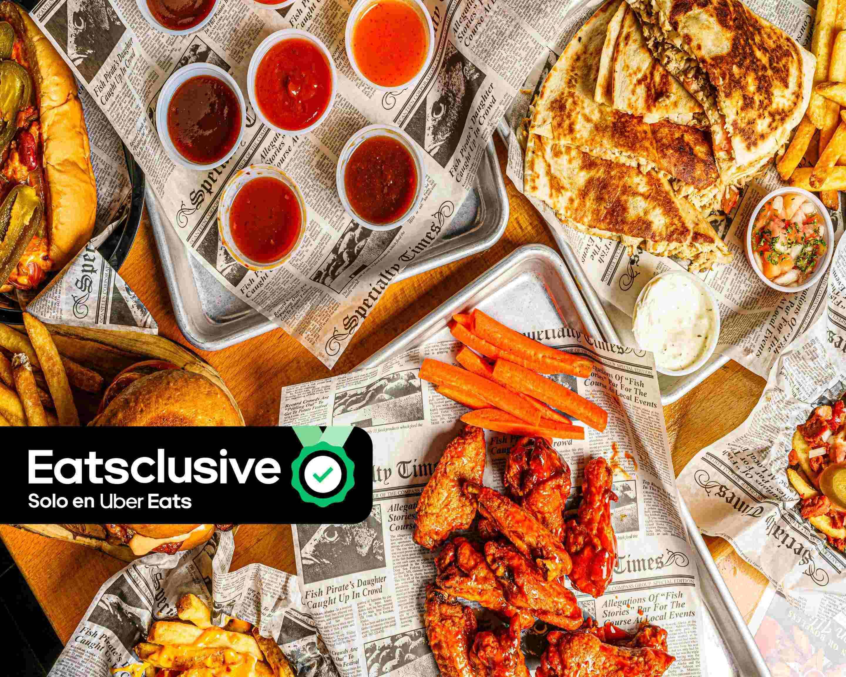 Order Wings Factory Old San Juan - Menu & Prices - San Juan Delivery ...