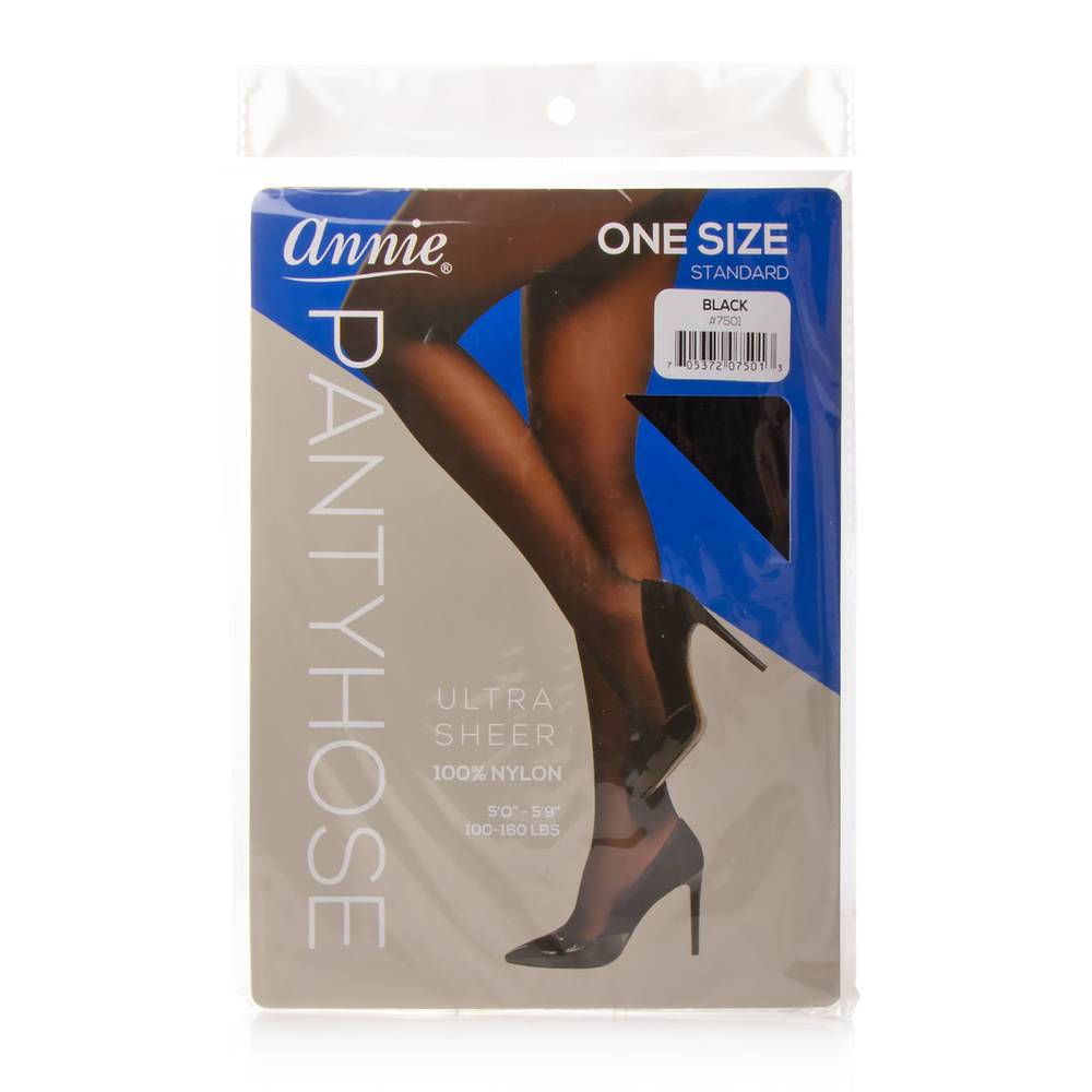 Annie · Medias ultra sheer, Unitalla, negro