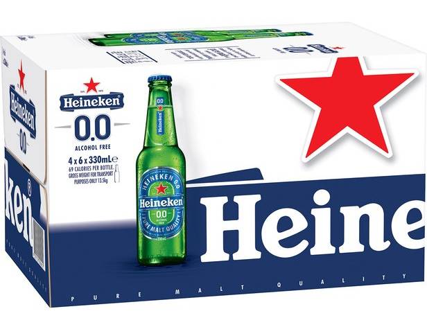 Heineken Zero Bottles 24x330ml