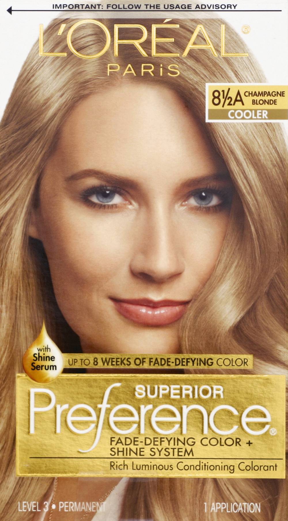 L'Oréal Champagne Blonde Permanent Haircolor (9.12 oz)