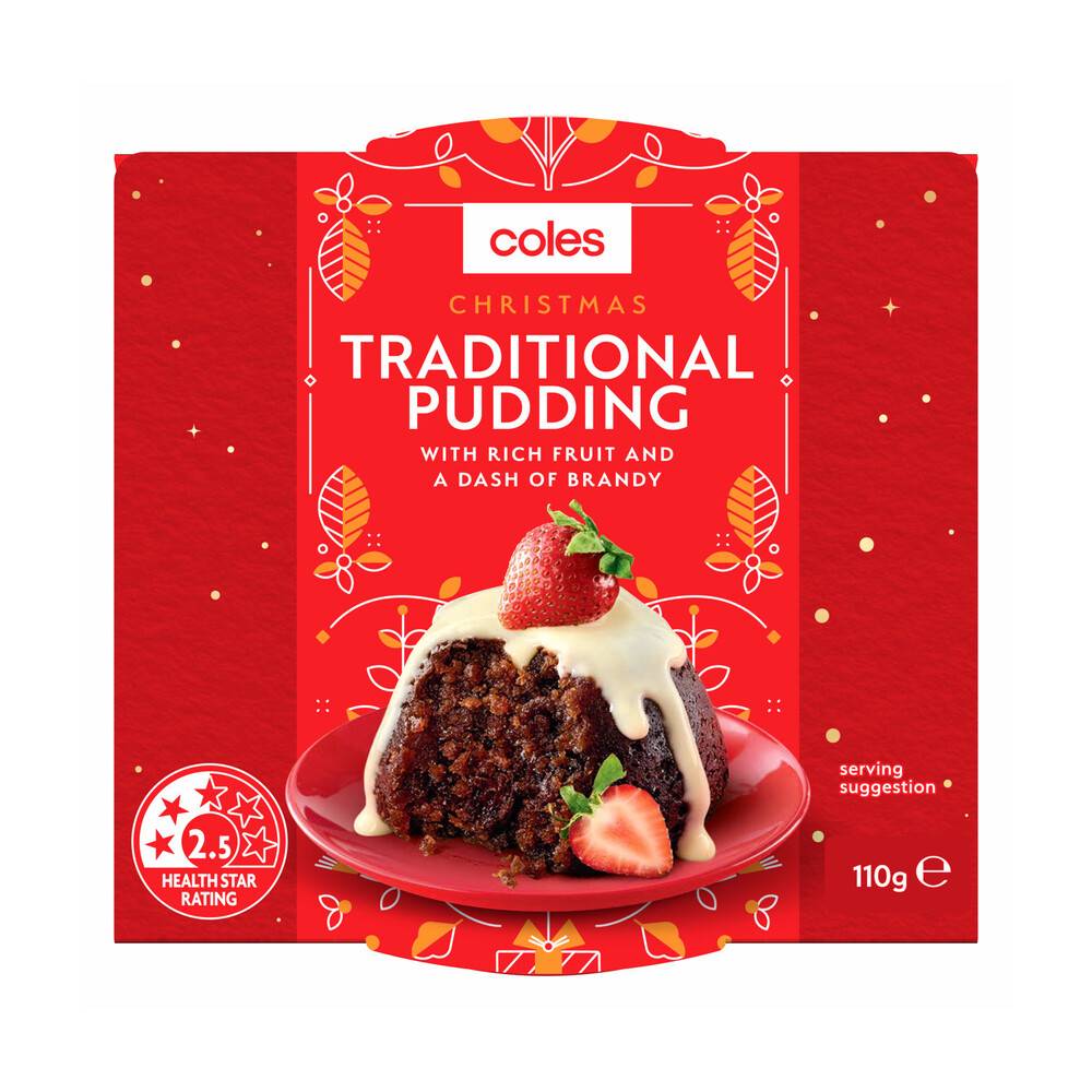 Coles Christmas Traditional Pudding