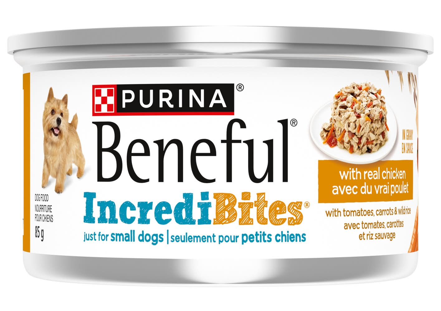Purina beneful incredibites nourriture pour chiens - incredibites wet dog food (adulte/poulet tomates carottes & riz sauvage)