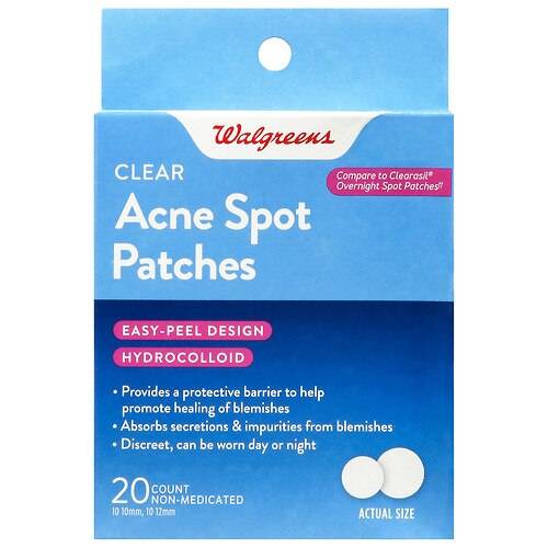 Walgreens Acne Spot Patches 10 mm, 12 mm - 20.0 ea