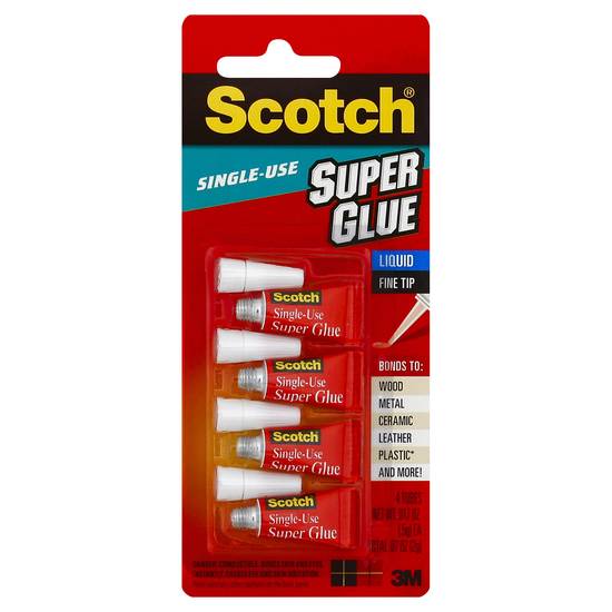 Scotch Single-Use Liquid Super Glue
