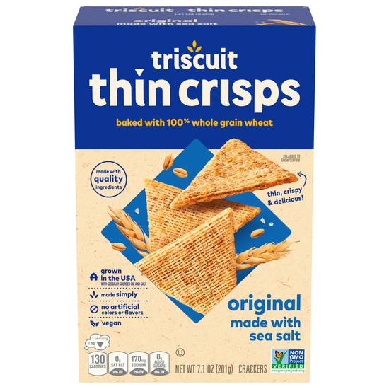 Triscuit Original Thin Crisps With Sea Salt Crackers