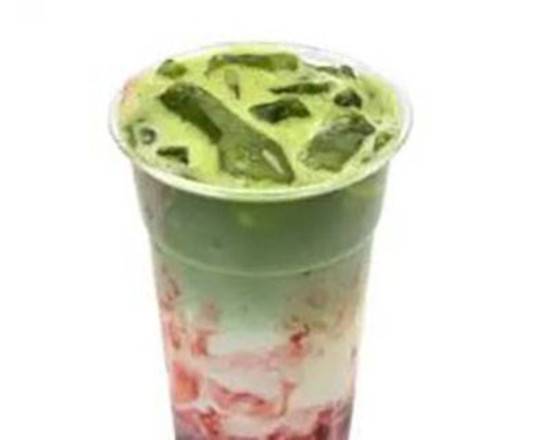 Strawberry Matcha Latté