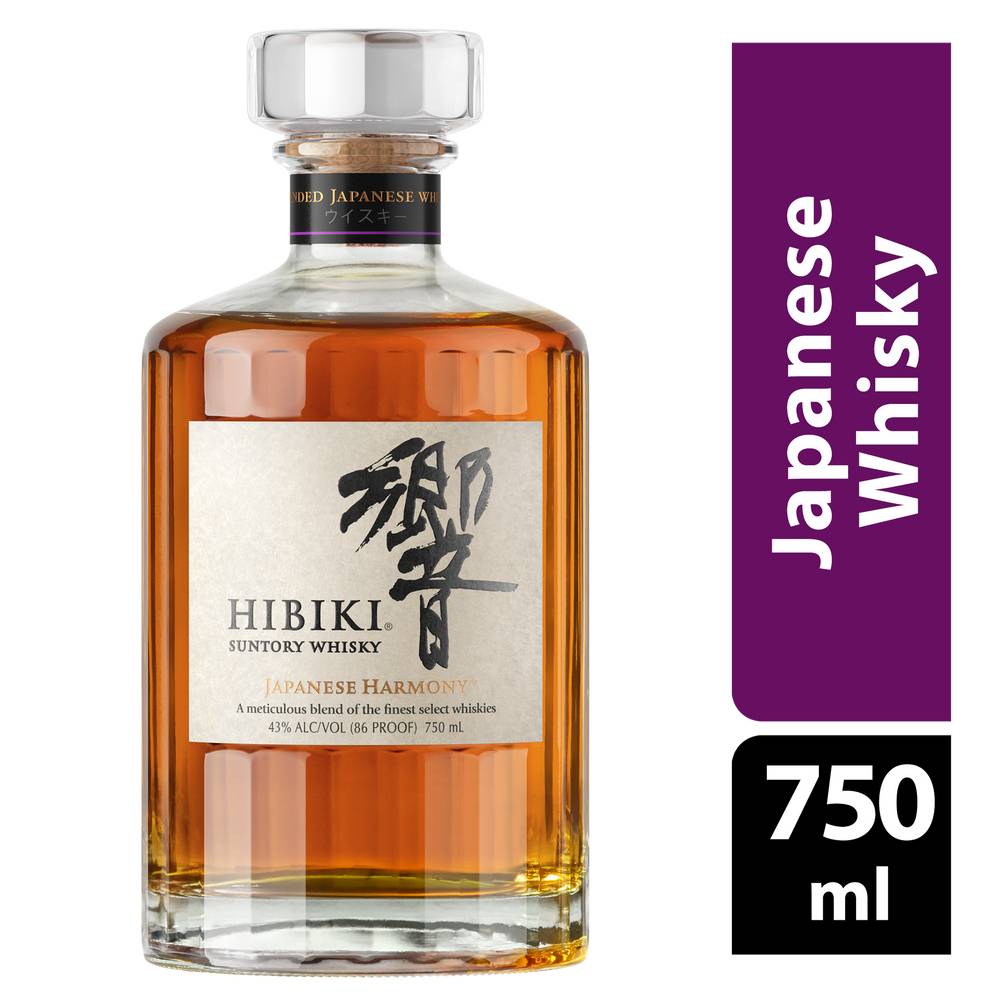 Hibiki Japanese Harmony Suntory Whisky (750 ml)