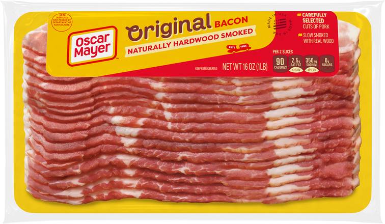 Oscar Mayer Naturally Hardwood Smoked Original Bacon