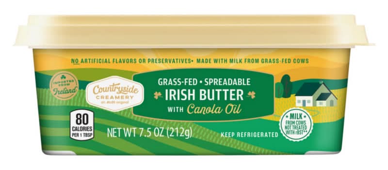 Countryside Creamery Spreadable Irish Butter With Canola Oil (7.5 oz)