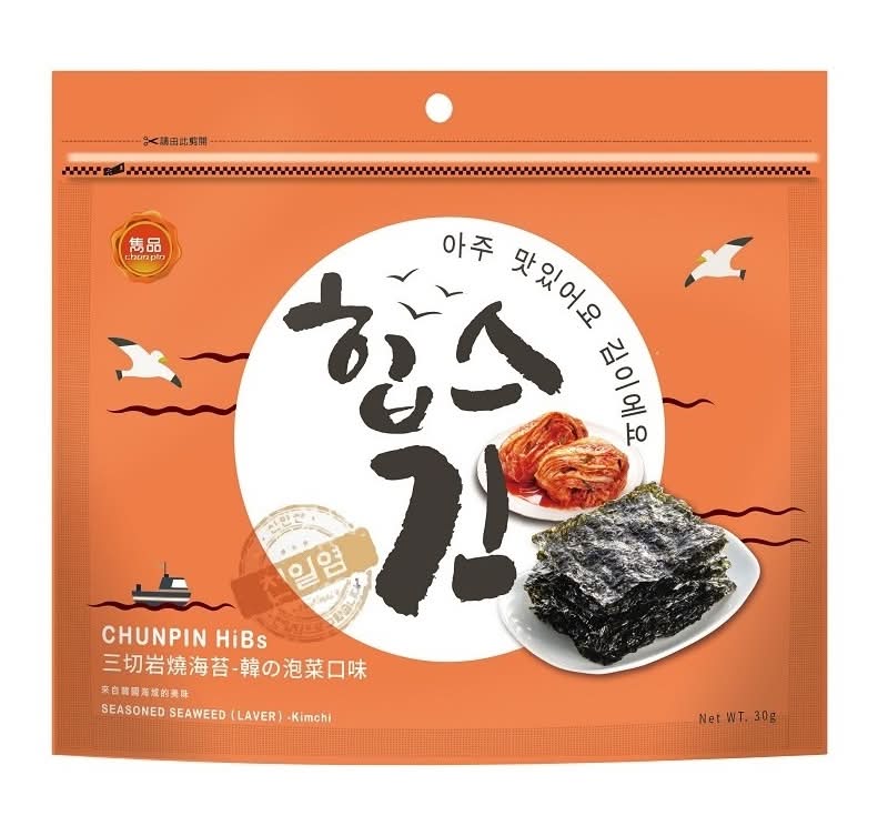 雋品 三切岩燒海苔 - 韓泡菜 (30 g)