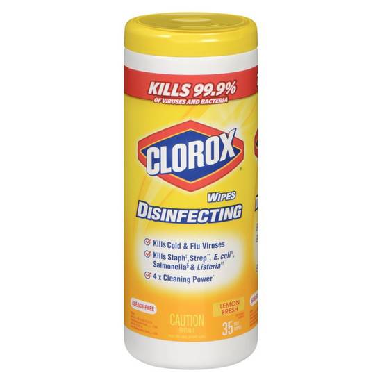 Clorox Disinfect Lemon Fresh Wipes (35 units)