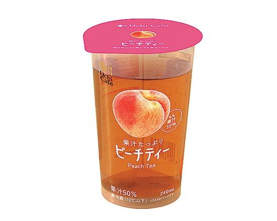 【チルド飲料】UC果汁たっぷりピーチティー 240ml