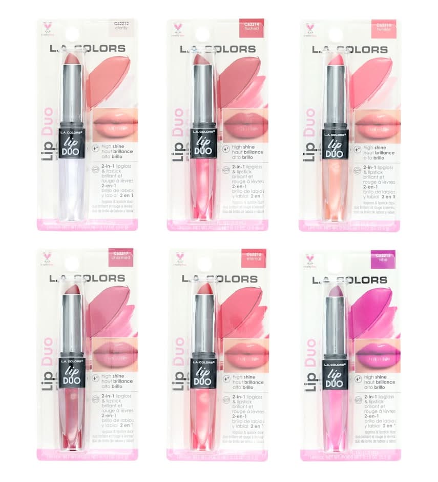 L.A. Colors Lip Duo, 1-ct.