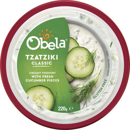 Obela Creamy Yogurt Dip, Tzatziki Classic (220g)