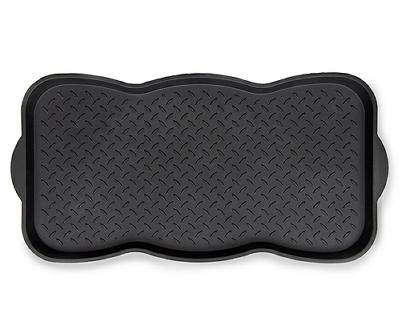 Boot Tray Doormat, 15" x 30", Black